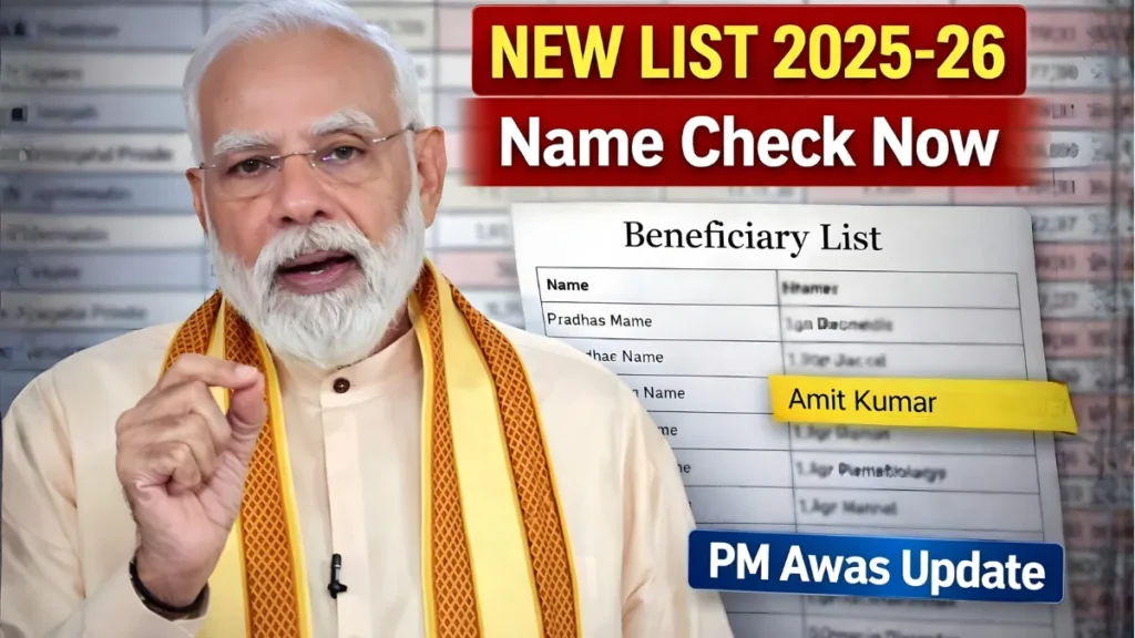 Current image: PM Awas Yojana New List 2025-26 Released